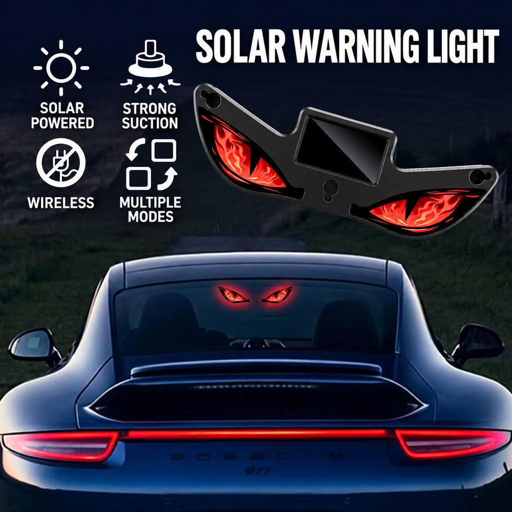 Solar-Powered Car LED Eyes – Wireless Dynamic Light