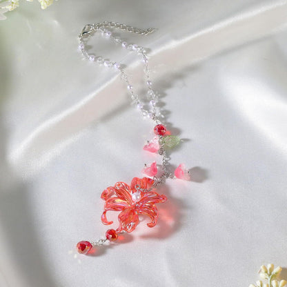 Lily of the Valley Crystal Suncatcher Car Charm