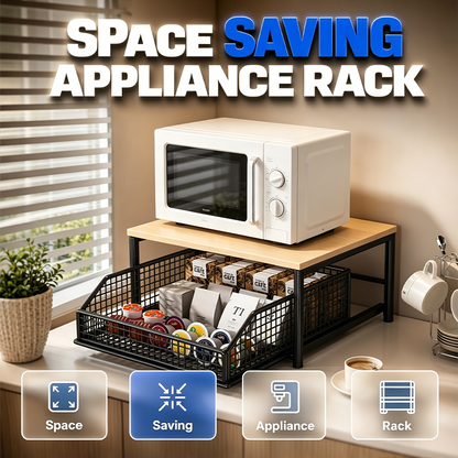 KitchenOrganizer:  Space-Saving Kitchen Countertop Organizer Rack