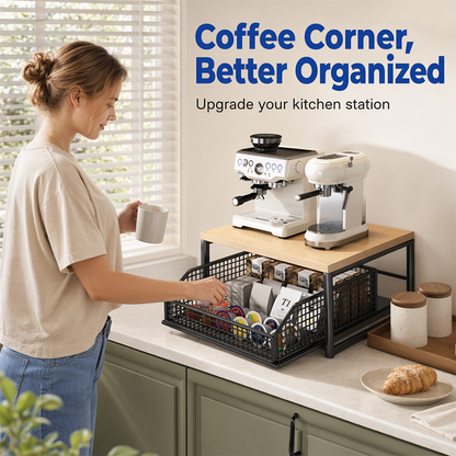 KitchenOrganizer:  Space-Saving Kitchen Countertop Organizer Rack