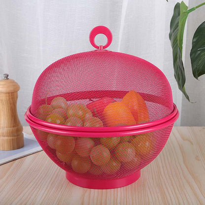 🧺 50% OFF TODAY ONLY 🍎 Fruit Basket with Lid — Breathable Mesh Keeps Fruit Fresh Longer ✨