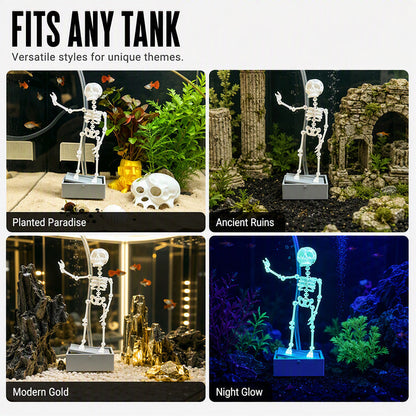⏳🔥LIMITED-TIME 50% OFF! ⏰💧Dancing Skeleton Aquarium Bubbler💀