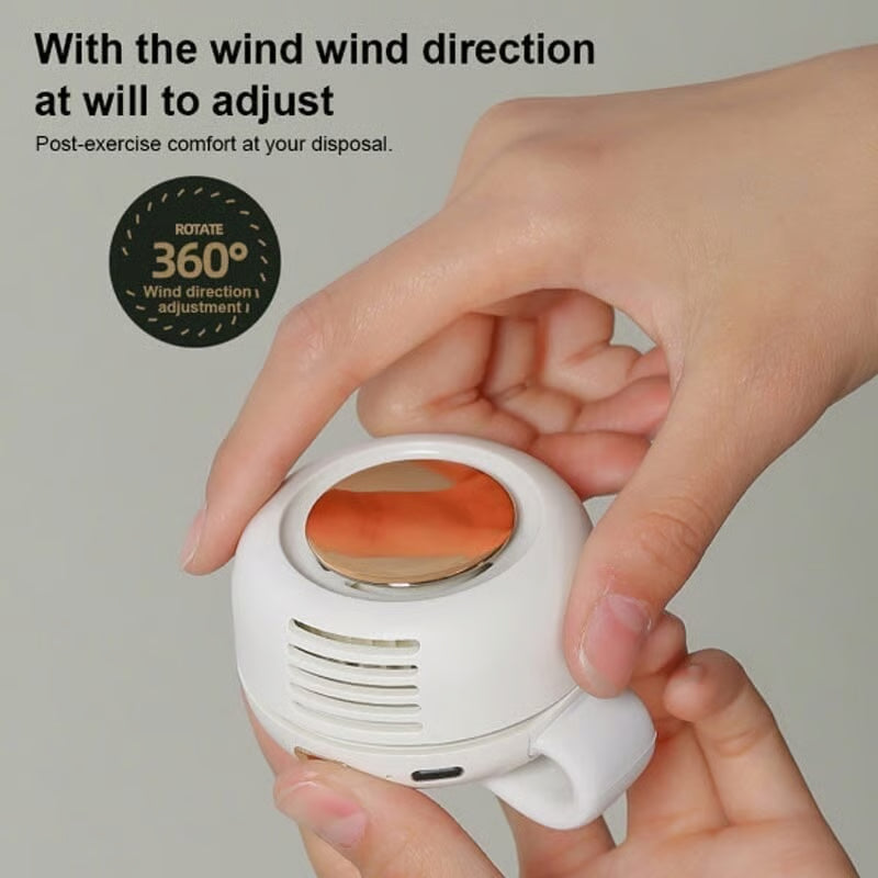 Little Whirlwind Clip-Waist Neck Fan