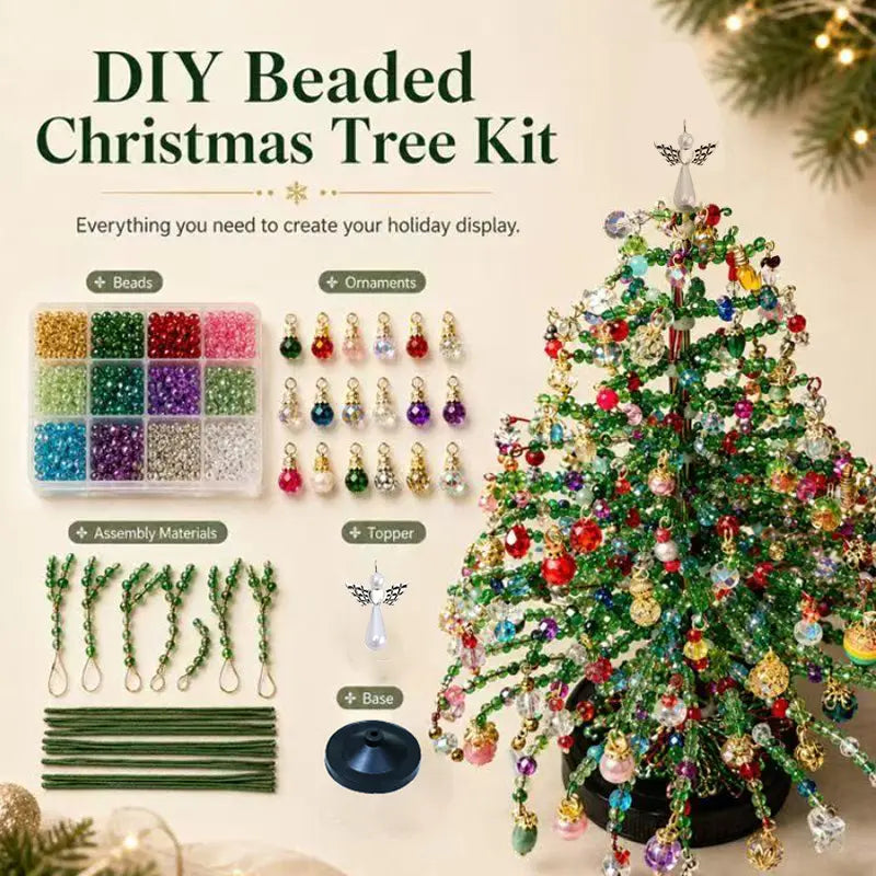 DIY Crystal Beaded Christmas & Halloween Tree Kit