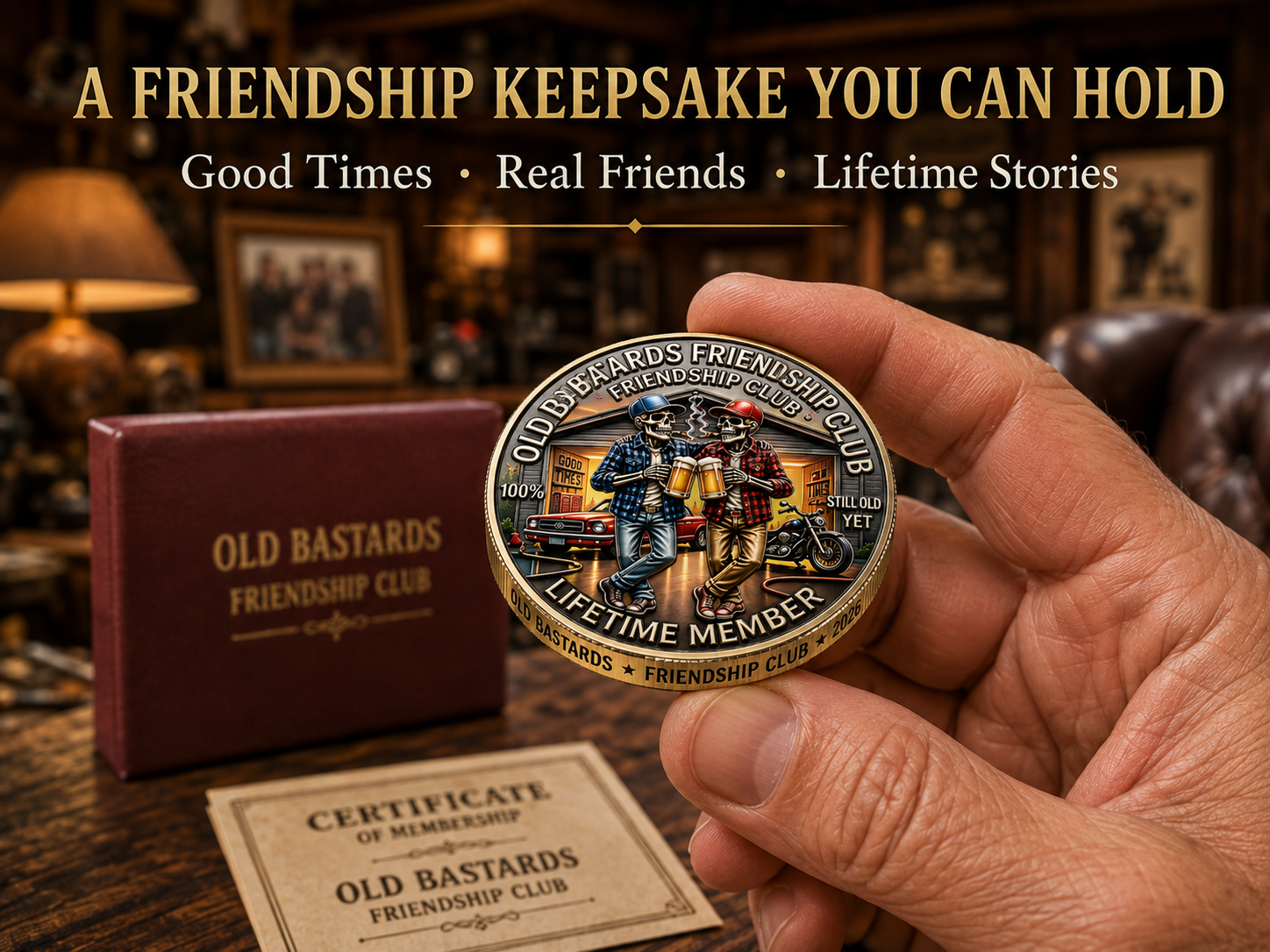 Handheld friendship keepsake